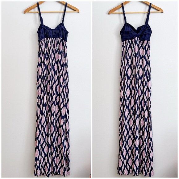 Anthropologie Lilka Ikat Maxi Dress XS - Picture 2 of 10
